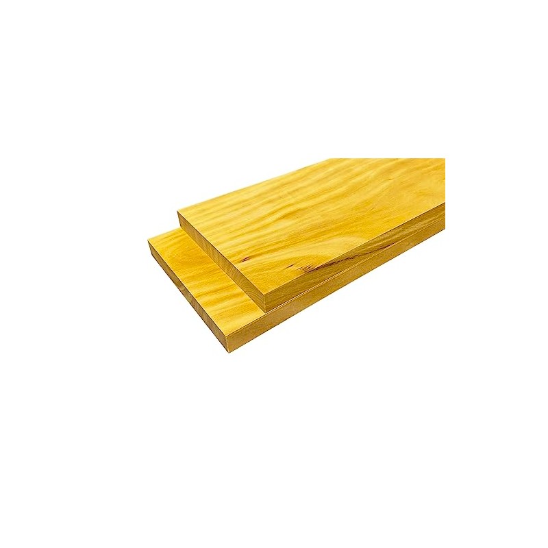 Yellowheart Lumber Boards 3/4" x 6" (2pcs) (3/4" x 6"