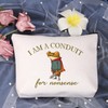Funny Sword Frog Lover Makeup Bag I Am a Conduit