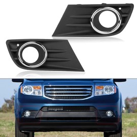JDMON Fog Light Cover Compatible with Honda Pilot 3.5L V6 2012-2015