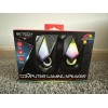 BYTECH COMPUTER GAMING SPEAKERS WITH CHANGING RGB MULTI-COLOR LED LIGHTS