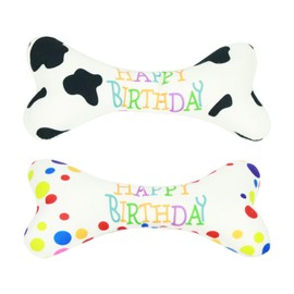 Dog Squeaky Toys,Dog Plush Toys for Dog Birthday,Soft Dog Toys as Dog Birthday Present,Dog Toys for Boredom,Dog Chew Toy with Cotton Material,Interactive Dog Toys,for Small Medium Large Dogs