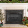 Fireplace Screen Safe Mesh Gate: Child Proof Barrier Guard Living