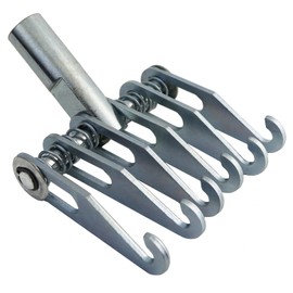 Hyamass 6 Finger Metal Claw Dent Puller Tool, Heavy Duty 6-Claw Hook Auto Body Dent Repair Puller Adjustable M16 Thread Pulling Claw Paw for Slide Hammer Attachment Car Sheet Metal Repair