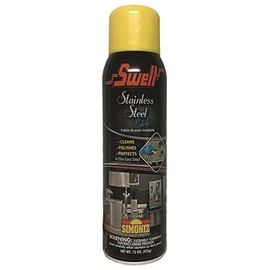 Simoniz USA S3336012 PEC 15 oz Swell Stainless Steel Polish Spray - Case of 12