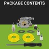 Carbbia 309376002 Carburetor w/Tune up Kit for Ryobi RY3714 RY3716