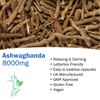 Ashwagandha Max 8000mg High Strength KSM-66 90 Vegetarian Capsules UK