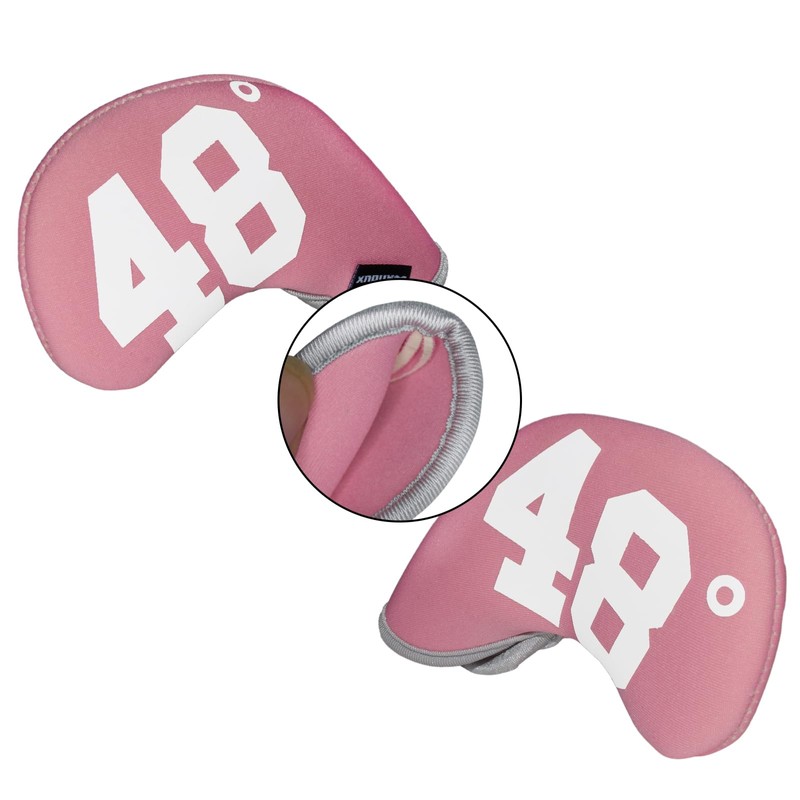 Andux 7Pack Golf Wedge Irons Club Head Covers with Degree