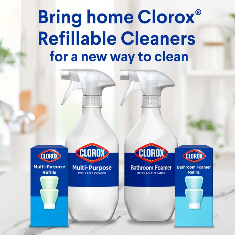 Clorox Bathroom Foamer Refill Cartridge for Clorox Bathroom Foamer Reusable