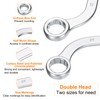 sourcing map Half Moon Double Box Wrench Metric 21mm x