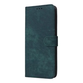 SEAHAI Leather Flip Case for Blackview Shark 8, Premium PU Wallet Book Folio Ultra-thin Shockproof Cover Kickstand with Credit Card Slots/RFID Protection/Magnetic Close - Green
