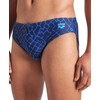 Arena Men's Swim Briefs Allover, Navy Multi, 36