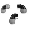 MDPE Compression Connector Fittings 25mm LDPE Water Pipe Elbow Valve