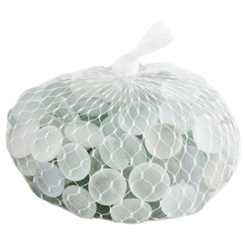 SuperMoss (24132) Soft Glass Pebbles Vase Filler, 2 lb, Frosted White