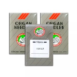 ORGAN 30 ORGAN LEATHER SIZE# 18 HOME SEWING MACHINE NEEDLES 130/705H LL, 15X1LR