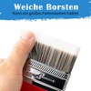COOZEE Flat Paddle Brush Set, Wooden Handle, Scale Bristle Brush