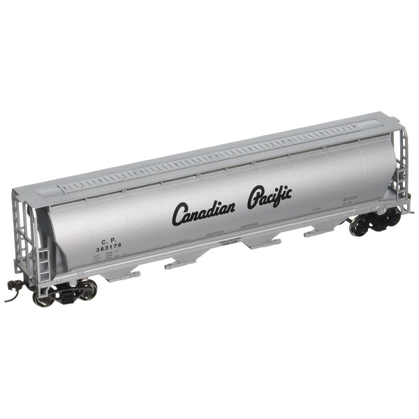 Bachmann Trains - Canadian 4 Bay Cylindrical Grain Hopper - Canadian Pacific - HO Scale
