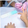 Baluue 2pcs Glass Nail Files for Women Fingernail Care Tools