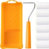 Foam Paint Roller, Mini 2 inch Paint Roller kit, 8