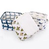 ZEACCT 4 Pack Storage Baskets small,Foldable Mini Square Storage Bins
