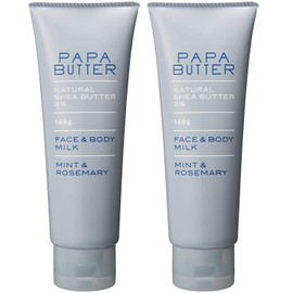 (2 Piece Set) Papa Butter, Face & Body Milk, Mint & Rosemary, 4.9 oz (140 g) x 2