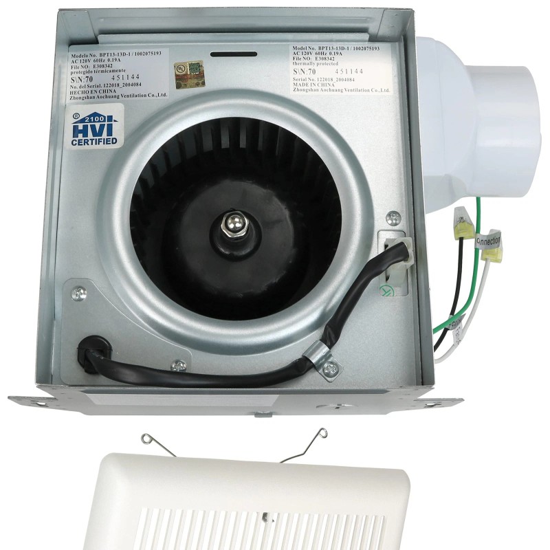 Harrier Hardware Very Quiet Bathroom Exhaust Ventilation Fan 70 Cfm,