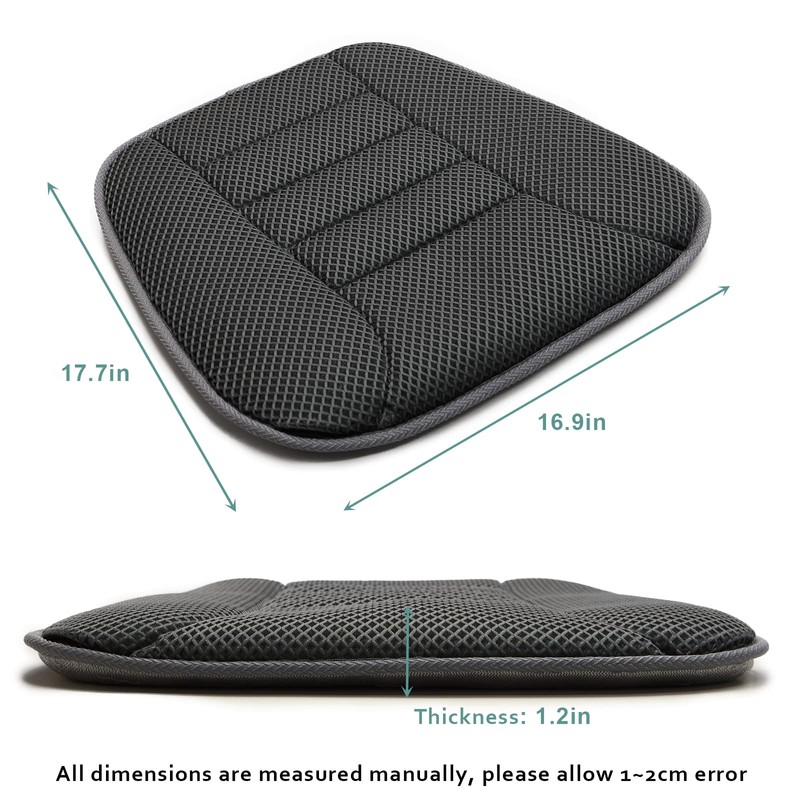 AEROiVi Car Seat Cushion for Driving, Breathable 3D Air Mesh,
