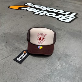 Saddle Up Trucker Hat | Cute Cowgirl Western Country Margs Tequila Drinks | Premium Mesh Foam Snapback Hat for Men & Women (US, Alpha, One Size, Tan)