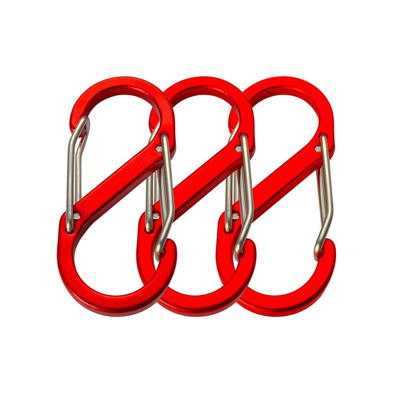 S Carabiner - Small Carabiner - Carabiner Key Ring with