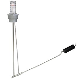 Oil Tank Gauge Fuel Oil Tank Level Gauge,Float Level Measure Compatible with Scully Signal Corp's Scul-Tel & for Intelli-Tank (Vertical) Depth from 42" to 44" Diameter,1-1/2" and 2" Male NPT Thread