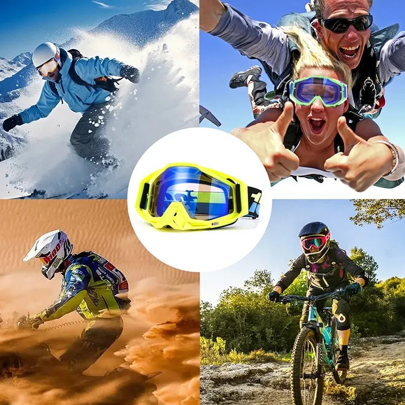 Goglesss Motocross Gafas De Esquí Tacticos Anti Niebla