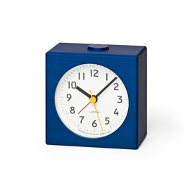 Remnos PA25-01 BL Lemnos Alarm Clock Analog Farbe Natural Wood Grain Blue