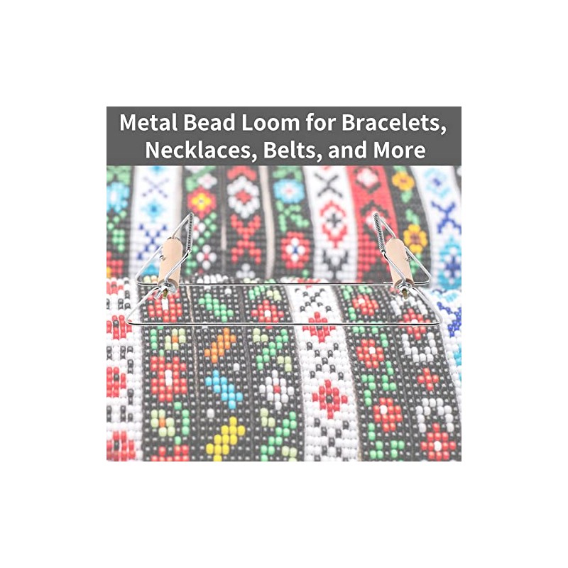 Beads Loom Beads Weaving Metal Frame Craft DIY Beads Loom