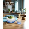 Natural Crystal Flower Matcha Set - 4 Pcs Food Grade