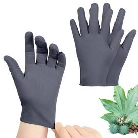 Pedobi 2 Pcs Castor Oil Pack Wrap for Hands, Organic Castor Oil Wrap Castor Oil Gloves for Wrist Arthritis and Carpal Tunnel(Oil Not Include)