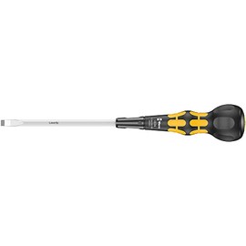 Wera 1834 1,0 x 6,0 x 150 mm Black/Yellow Ball Grip Flathead Screwdriver 05343801001