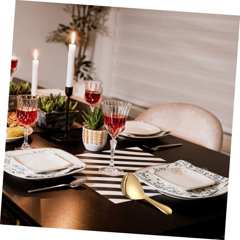 FELTECHELECTR Rice Spoon Thickened Rice for Kitchen Cooking Spoon Bright