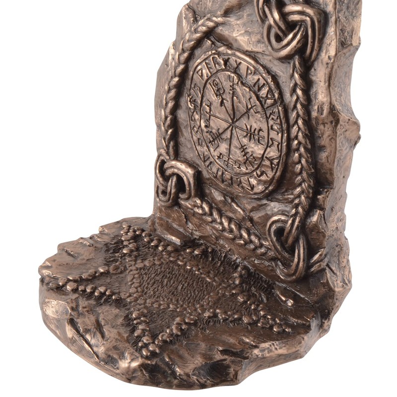 Veronese Viking Compass Vegvisir Tea Light Bronzed