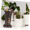 SUPVOX Terracotta Orchid Pots 2 Pack Large Ceramic Planters Home