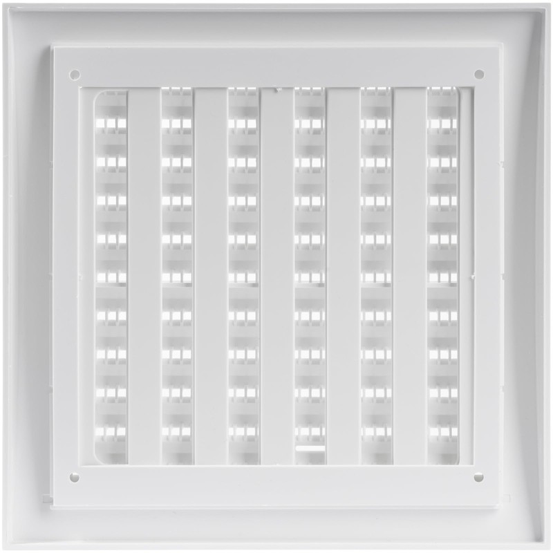 Repa Market White Adjustable Ventilation Grill - Louvered Air Vent