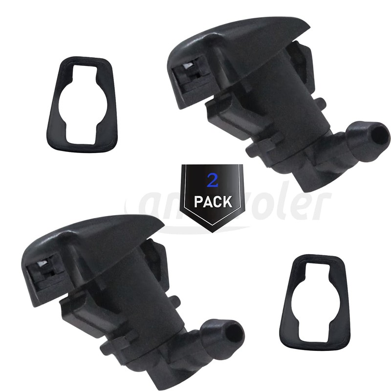 Amavoler Windshield Washer Nozzles Wiper Spray Replacement Fit For 08-12