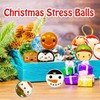 24 Pcs Christmas Stress Balls,2.5 Inch Foam Christmas Squeeze Ball,Santa