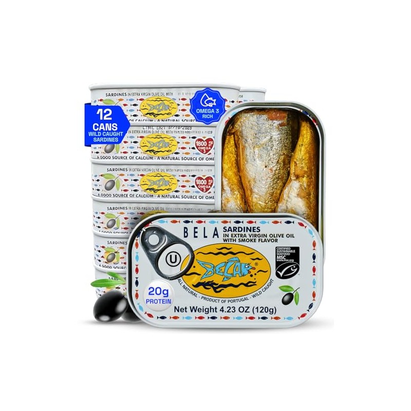 BELA Wild Caught Portuguese Sardines - Lightly Smoked & Marinated