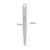 Laroal Feeler Gauge 0.1mm Thickness Gauge Steel Metric Gap Measuring