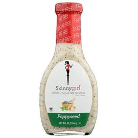 Skinny Girl Poppyseed Dressing, Fat Free, 8 Ounces (Pack Of 12)