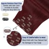 Sunya Clip-In Real Hair Extensions, Burgundy, Real Human Hair Extensions,