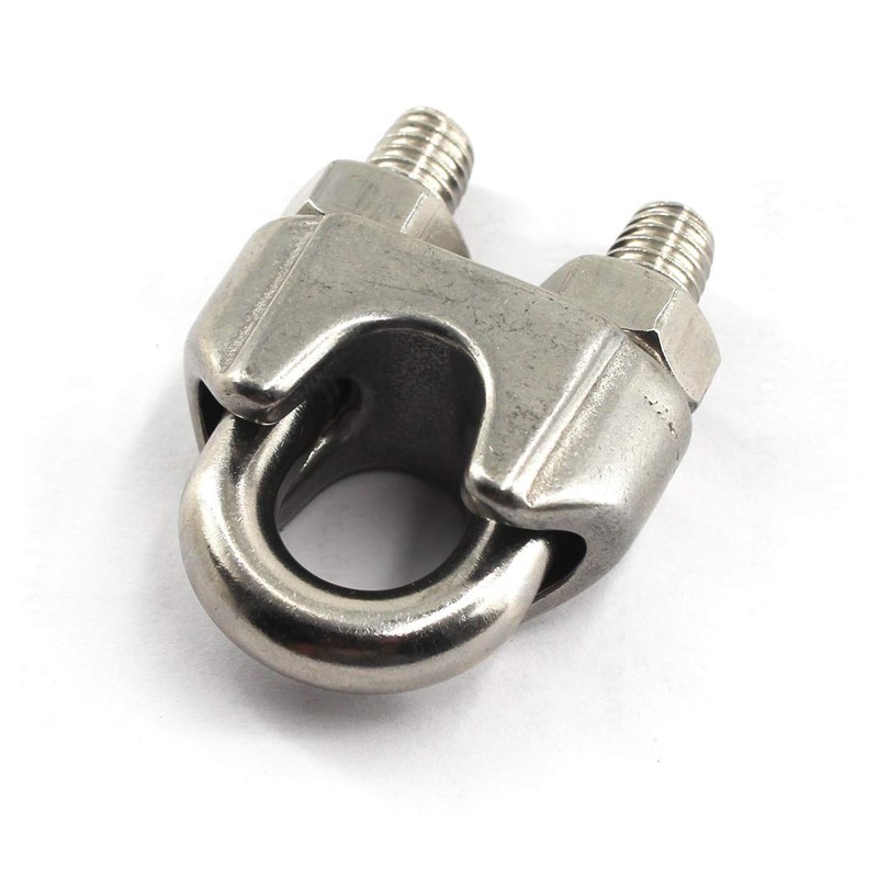 M2 Wire Rope Clamp 304 Stainless Steel Cable Clamp U-Bolt