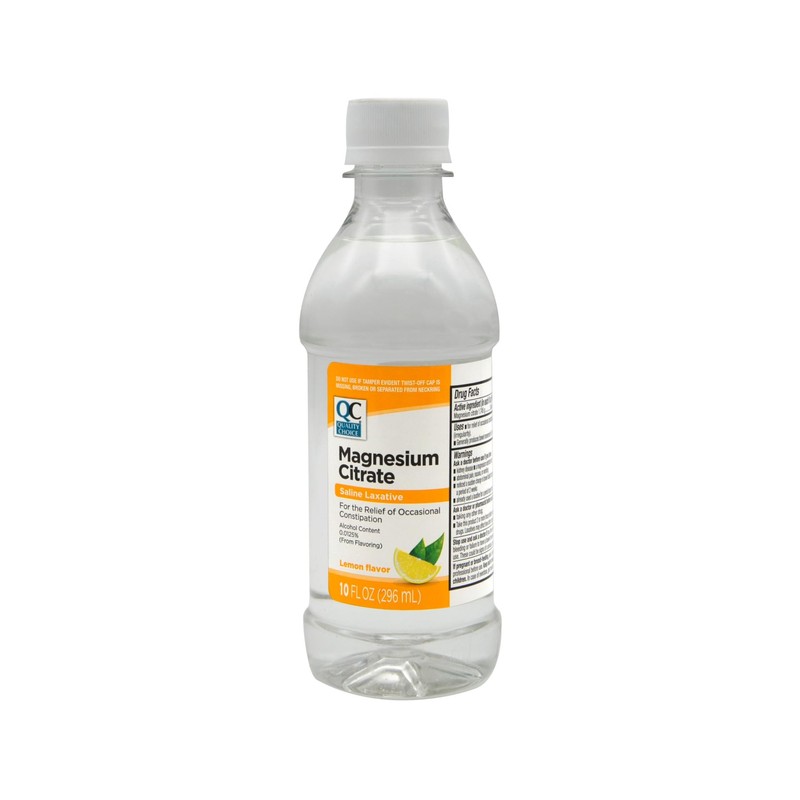 QC Quality Choice Magnesium Citrate Oral Solution Saline Laxative for