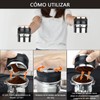 Tamper de Café, Profundidad Ajustable en Ambos Lados，Herramienta de Martillo