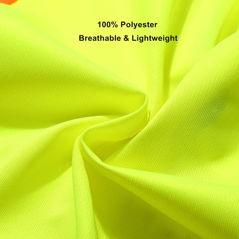 XIAKE 5 Pockets High Visibility Reflective Safety Vest for Men