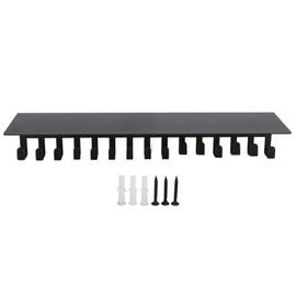 Medal Display Hanger Never Give Up Sturdy Shelf with Hooks Wall Mount Medal Holder Rack Frame